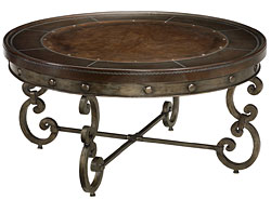 wrought iron coffee table